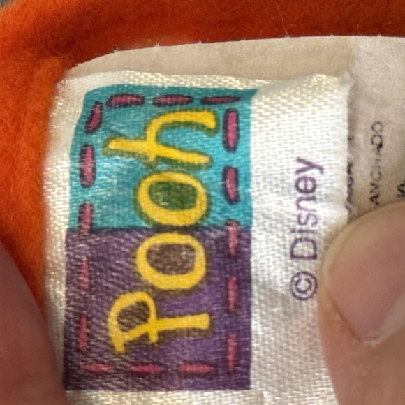 Vintage 90's Tigger Baby Sleeper Costume Disney Pooh Size 1 (12 months) With Hat - Picture 7 of 9